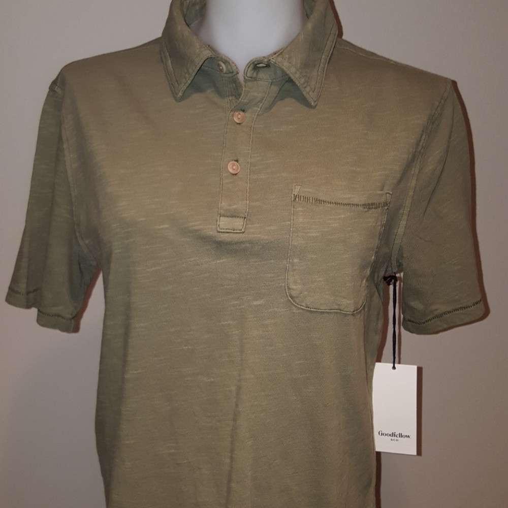 FINAL PRICE Goodfellow olive green top, size Small, New WT